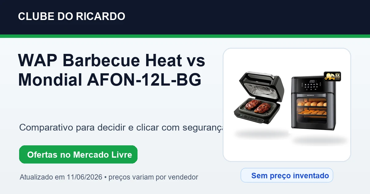 WAP Barbecue Heat vs Mondial AFON-12L-BG